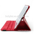 New hot selling 360 degree rotating leather flip case for ipad air